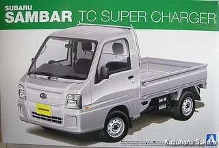 1/24 '12スバル・サンバートラック 製作記 ～ 箱絵メイン